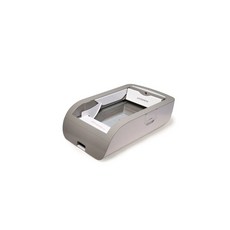 셀프 제어 쓰레기통 자동 애완동물 스마트 고양이 냄새 샌드박스 변기 클리닝 앱 전자, XS, Grey, 1개