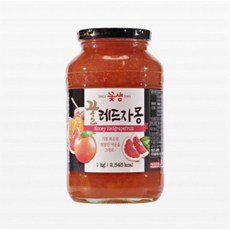 [유통기한25.03.27] 꽃샘 꿀레드자몽차1kg, 1kg, 1개