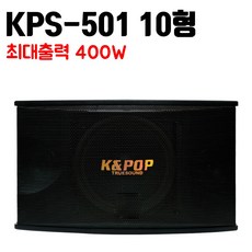 KPS-501 10인치 노래방스피커 코인노래방 업소용스피커 대형마트 행사장 400W (한조), K&POP KPS-501