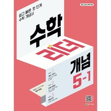 수학리더 개념 5-1 (2024년용) : 쉽고 빠른 첫단계 수학 개념서, 천재교육, OSF9791125955948, 초등5학년