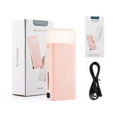 3 인 1 롤러 왁싱 키트 제모 왁스 워머 스트립 제모기 포함 카트리지 히터 페이퍼 세트, 나는 플러그, 오직 핑크 머신, 1개