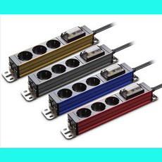 [readiness] 대용량 고용량 알루미늄 멀티탭 누전차단 4000W 에어컨 난방기 멀티 콘센트, 1개, #3구(그레이)#, 2m