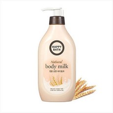 해피바스 정말 순한 바디 밀크 450ml, 1개