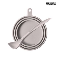 요기쏘 강아지 고양이 실리콘 캔커버 2개입+스푼 wit*751pu, 1개