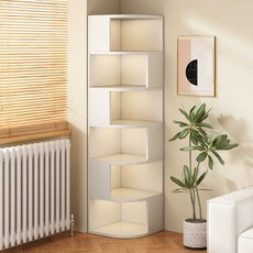 거실 코너장 틈새 공간 활용 정리함 모서리 책장