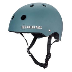 187 Killer Pads 187킬러패드 스웨트세이버 프로 스케이트 헬멧 350455, Stone Blue