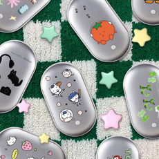 손난로 디자인 캐릭터 양면 보조배터리겸용 5200mAh 충전식 핫팩 핫팩 KC인증제품, 9.풍선토끼, 손난로 보조배터리 5200