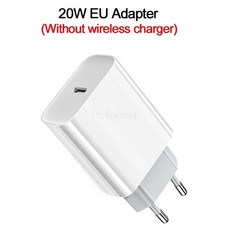 마그네틱 15W 무선 충전기 아이폰 12 프로 12 미니 Magsafe QC 빠른 충전 빠른 20W 미국 EU 영국 플러그 P, 01 EU Plug