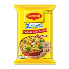 Maggi Masala 2-Minute Noodles India Snack - Largest Pack 2.46 Ounce (Pack of 12) null, 1