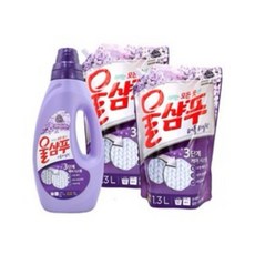 울샴푸 퍼플 라일락 용기1개+리필2개, 1개