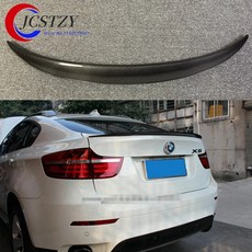 BMW X6 E71 스포일러 08-13 리어 트렁크 윙 퍼포먼스 Carbon fiber look, white