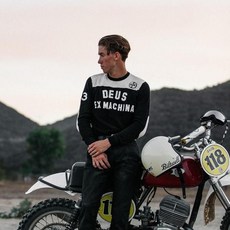 DEUS EX MACHINA 남자용 라이딩 모토크로스 저지 다운힐 산악 자전거 DH 셔츠 MX 바이크 오토바이 의류, 12 1