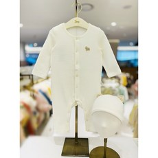 에뜨와e 에티슬림우주복SET(아이보리) 07R717514 에뜨와 임신 출산선물 내의 신생아옷 조카선물