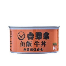 요시노야 [캔 밥 규동 6캔 세트] 비상식 보존식 방재식 통조림상온편, 160g, 6개