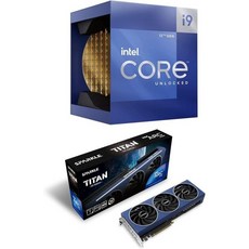 내장 그래픽을 갖춘 Intel Core i912900K 게이밍 데스크톱 프로세서 및 최대 5.2GHz 잠금 해제 LGA1700 600 시리즈 칩셋 125W + 아크 그래픽 카드 - i912900k