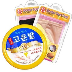 (1+1세트) 웰빙 헬스 고운발 크림 (명품) 110g + 닥터 풋패드, 고운발크림(명품)1개+풋패드(살