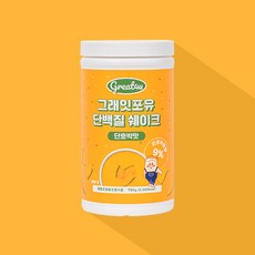 그래잇포유 단백질쉐이크 단호박맛 750g, 1통