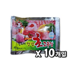 진조미 초고추장 40gX10개, 40g, 10개