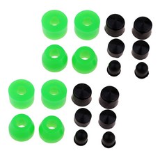 QDY 20pcs 스케이트 보드 표준 트럭 부싱 세트 쿠션 및 컵