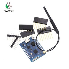Wemos d1 미니 프로 16 m 바이트 외부 안테나 커넥터 nodemcu 기반 esp8266 ESP 8266EX cp2104 wifi 개발 보드 마이크로 usb|스마트 홈 컨, 1개, D1 PRO KIT, 단일