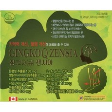 징코큐젠시아 징코Q젠시아 60정 120정 센시아 정맥순환, 60정 2개월