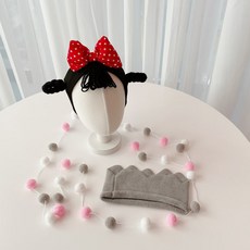 아기폼폼헤어밴드