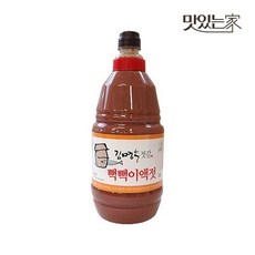 맛있는家 대한민국 명인 김명수 뻑뻑이젓갈 3년숙성 멸치액젓 1800ml맛있는가 1800ml 1029485, 없음