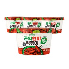다신샵 집에서 즐기는 상온분식 곤약상회 곤약현미떡볶이 매콤달콤 4개, 단품