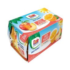 돌 복숭아 과일컵 Diced Peaches, 32개