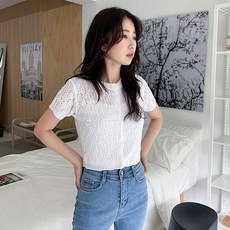 여성반팔니트가디건