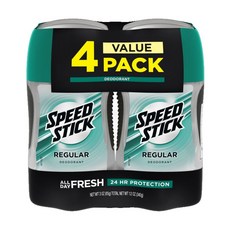 미국 스피드 스틱 남성용 데오드란트 레귤러 85g 4개입 / Speed Stick Regular Deodorant, 4개 - 스피드스틱