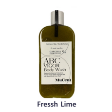 뮤센트 ABC 비거 바디워시 프레쉬라임 300ml _저자극 스크럽 매끈 촉촉 바디 셀룰라이트 관리 +KF94마스크 증정