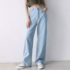 헤이올리 에어쿨 썸머라이트 와이드 데님팬츠 PH1114