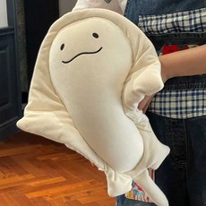 가오리인형 모찌 납작 봉제인형 포슬포슬 선물, 소형 - 길이 27cm