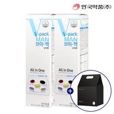 [안국약품]브이팩 V-PACK 남성용 30포X2박스 (2개월), 90g,
