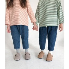 [슈퍼소년] 키즈 엄마이거너무좋아 조아청데님팬츠