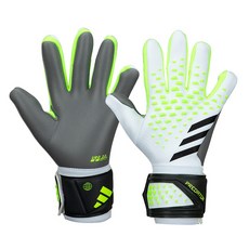  정품 아디다스 프레데터 GL LGE 골키퍼장갑(IA0879), 화이트/루시드레몬/블랙, 1개 