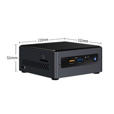 인텔 미니 소형 소형 PC NUC 타이거 캐년 11 프로 BOXNUC7CJYH 윈도우 10 28W 오피스 게이밍 데스크탑 컴퓨
