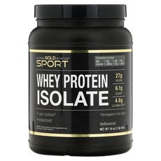 Nutrition SPORT 분리 유청 단백질 1lb 454g(16oz), 1개, 120g
