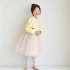 여아한복풍성속치마