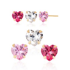 미니하트큐빅귀걸이