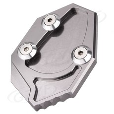 호환 가와사키 닌자 ZX14R 2011-2012 GTR1400 2008-2011 발 사이드 스탠드 플레이트 킥 패드 확대기 CNC 바이크 오토바이 부품, [08] 그레이, 1개