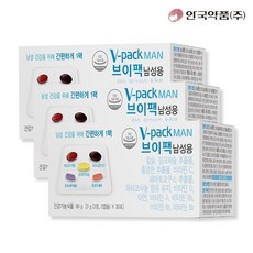 브이팩 V-PACK 남성용 영양제 30포X3박스(3개월)