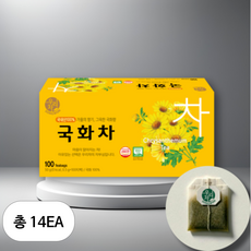 우리차 국화차 티백, 0.5g, 100개입, 14개