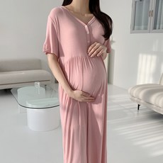 루시드라잇 국산 굿데이 반팔 수유원피스 임부복 홈웨어