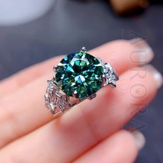 5캐럿 그린다이아몬드 Moissanite 반지 BAN-2522