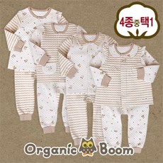 오가닉붐 착한 유기농 곰곰이 삼중지 보온 내의 4종중 택1