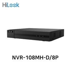 하이룩 400만화소 지원 IP 네트워크 8채널 NVR CCTV 녹화기 POE, NVR-104MH-D/4P  (6TB 포함) - 하이룩녹화기