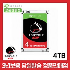 Seagate IronWolf 4TB ST4000VN008 씨게이트 NAS용 HDD 하드