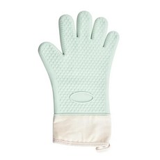 내열성 냄비 거치대 베이킹 장갑 실리콘 오븐 절연 스트립 무드, 1개, 2.1pcs white gloves